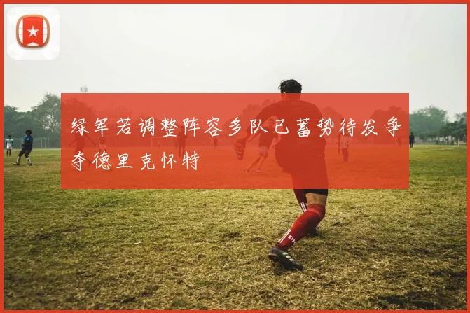 绿军若调整阵容多队已蓄势待发争夺德里克怀特